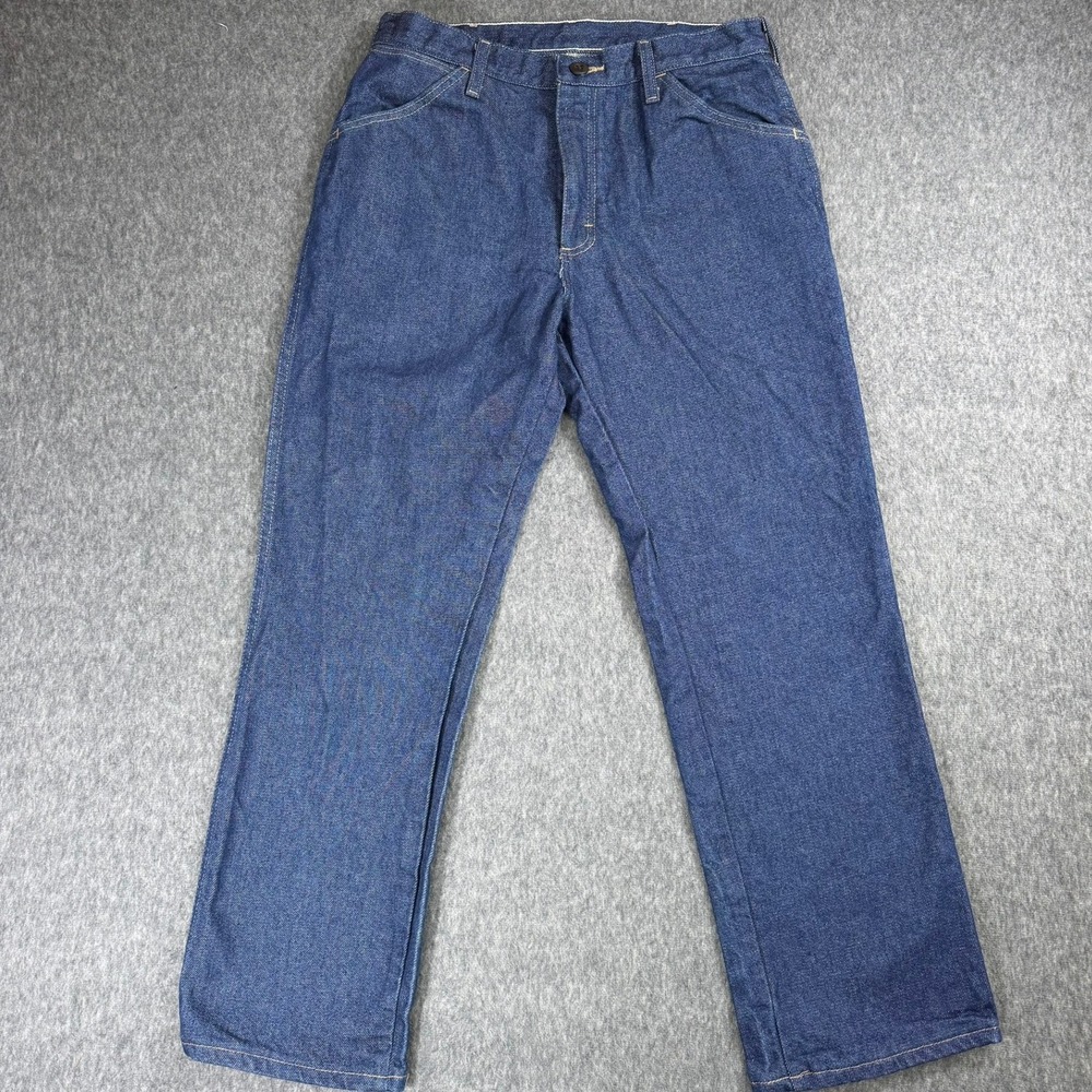 Bulwark Fr Jeans Mens 32x29 Blue Flame Resistant Denim Workwear PEJ2DD5 Straight